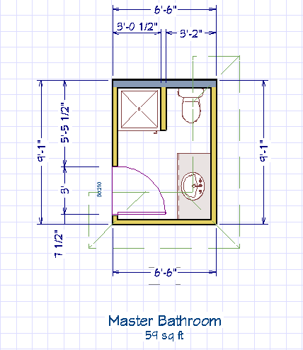 I know you're jealous of my 59 sq.ft. closet of a bathroom, right?